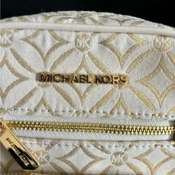 Michael Kors Gold and Cream Women's Bag - Picture 9 of 9